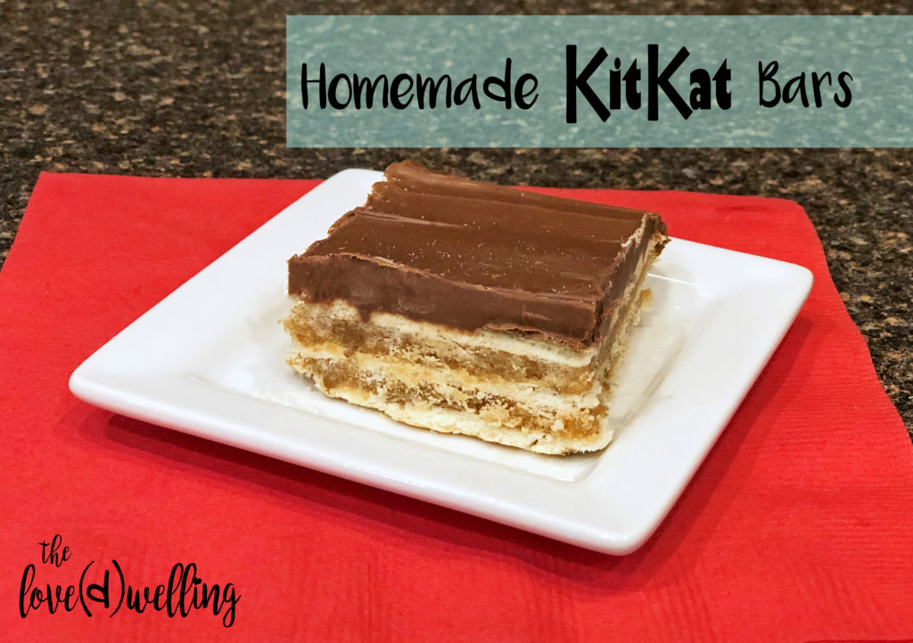 Homemade Kit Kat Bars The Love D Welling